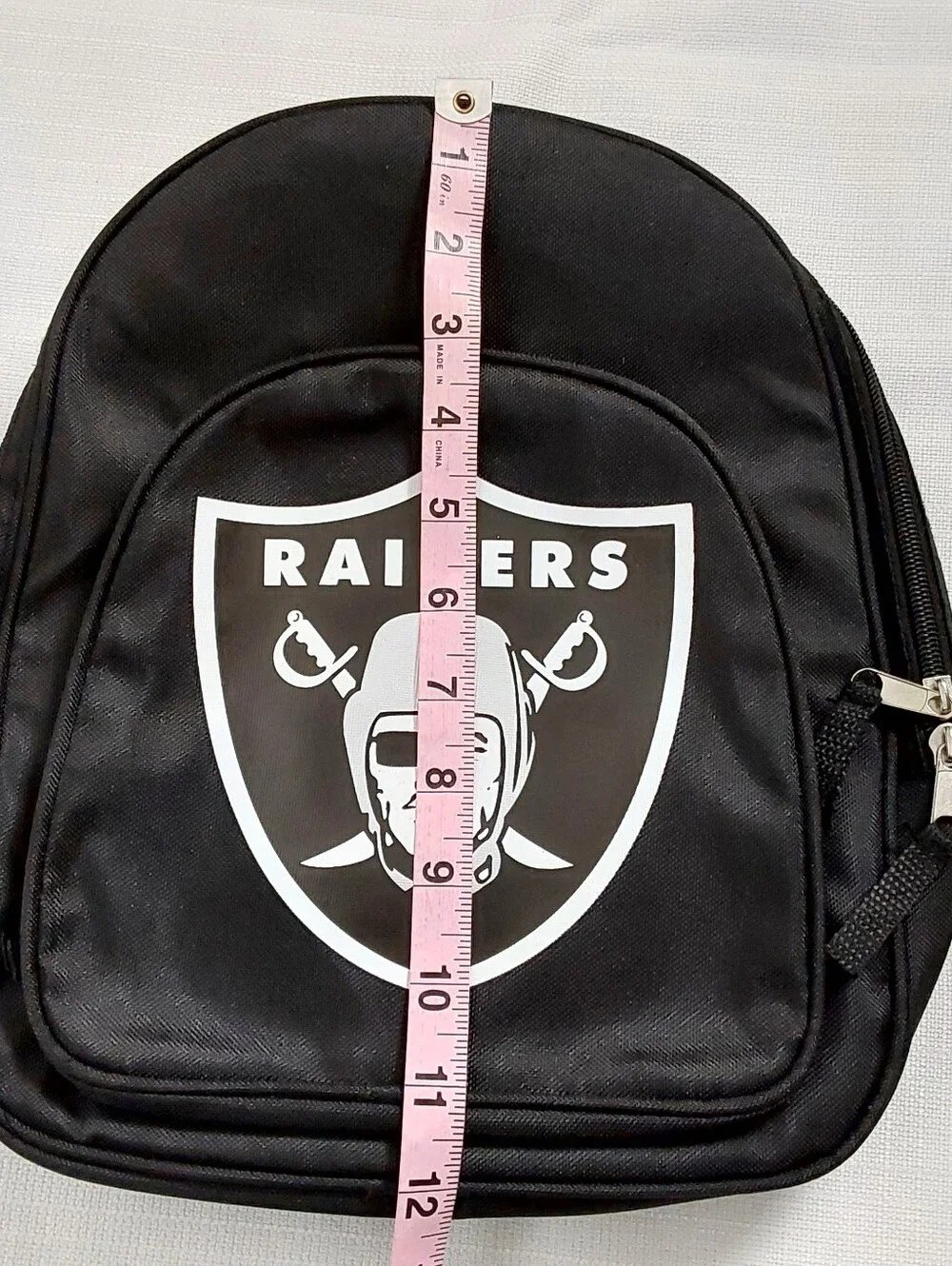 NFL Raiders Black Mini Backpack